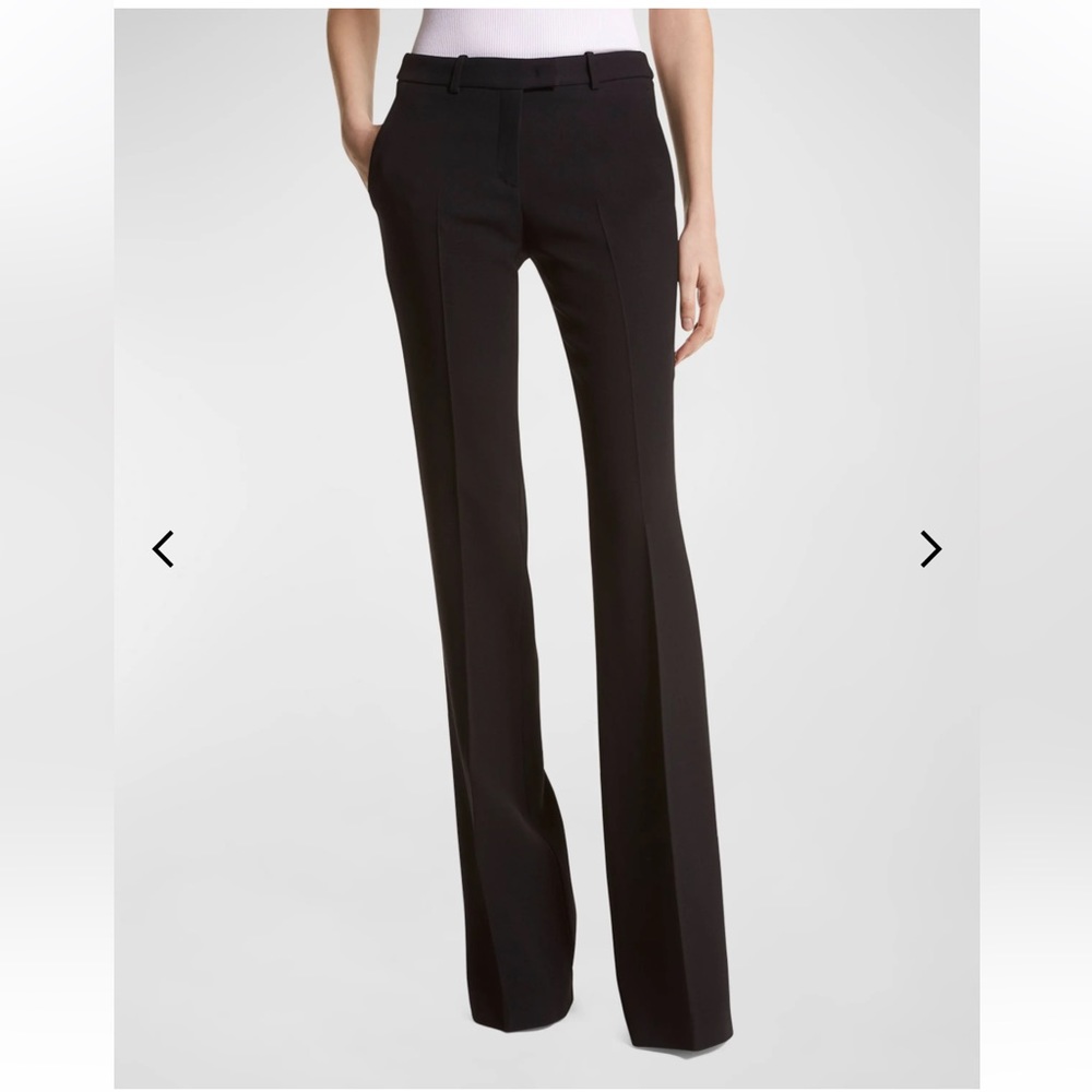 Michael Kors Collection Haylee Double-Crepe Flare Trousers
